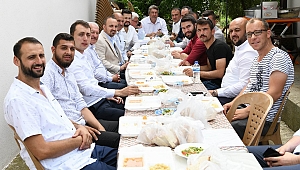 Adatepe köyünde hayır yemeği