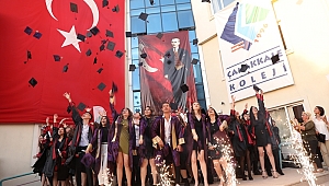 Çanakkale Koleji'nde mezuniyet coşkusu