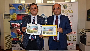 Troya Müzesi temalı pul