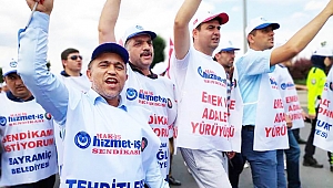 Emek ve Adalet yürüyüşü sona erdi