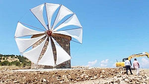 Yel değirmenleri turizme kazandırıldı