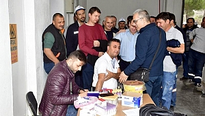 Biga'da personele sağlık taraması