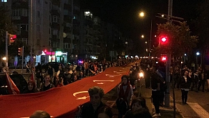 Çanakkale'de fener alayı coşkusu