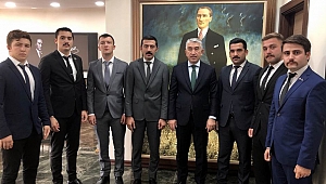 İmamoğlu'ndan Karaduman'a hayırlı olsun ziyareti