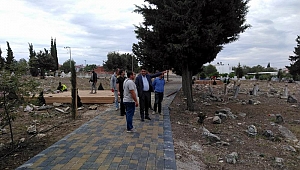 Osmanlı Mezarlığındaki çalışmalarda sona doğru
