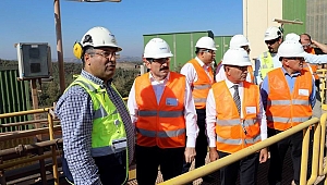 Vali Tavlı, Altın Madenciliği Tesisi'ni inceledi