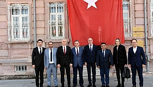 Yeni yönetimden Dokuz'a nezaket ziyareti