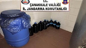 1275 litre kaçak şarap ele geçirildi
