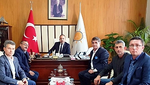 Biga'lı muhtarlar ve Başkan Yüksel Ankara'da