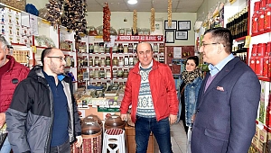 Başkan Öz'den esnafa ziyaret