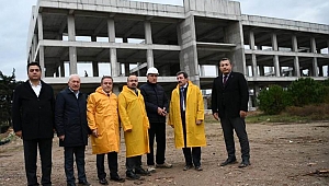Turan, 100 Milyon TL'lik tesisin devam eden çalışmalarını inceledi