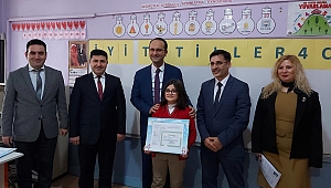 Bayramiç'te karneler dağıtıldı