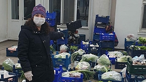 Ada halkının siparişleri evlere teslim edildi