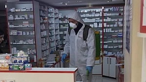 Gelibolu'da dezenfekte çalışması…