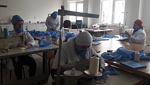 Halk Eğitimi Merkezi maske üretiyor