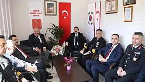 Vali Tavlı'dan Erdinç'e ziyaret