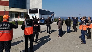 44 kişi daha uğurlandı