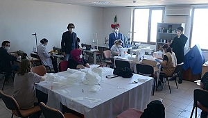 Eceabat'ta sağlık çalışanlarına destek