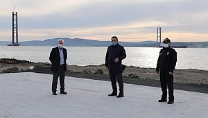 Köprü kuleleri 250 metreye ulaştı