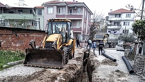 Küçükkuyu'da altyapı çalışmaları sürüyor