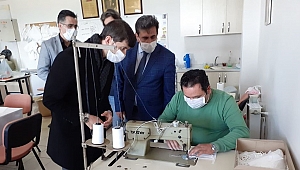 Maske ve siperlik üretiyorlar