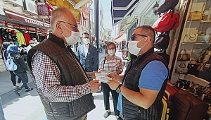 Başkan Gökhan'dan esnafa ziyaret