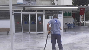 Camilerde dezenfeksiyon çalışması