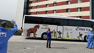 Karantinanın ardından memleketlerine uğurlandılar