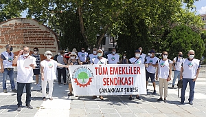 Emeklilerden maaş protestosu