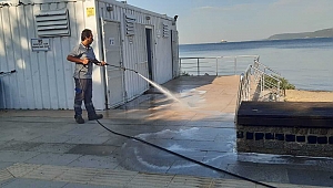 Kent genelinde temizlik çalışması sürüyor