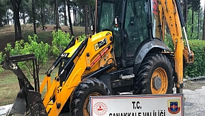 Kepçeli izinsiz kazıya operasyon