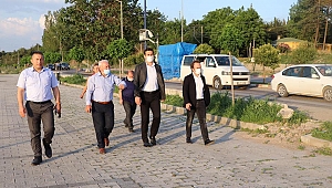 Lapseki'de feribot yolu asfaltlanacak