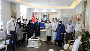 Vali Aktaş'a ziyaretçi akını