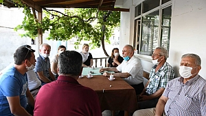Başkan Gökhan'dan köylere ziyaret