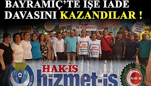 Bayramiç Belediye'sinden çıkarılan işçiler davayı kazandı