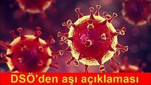 DSÖ'den aşı açıklaması