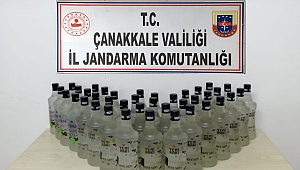 Jandarmadan kaçak içki operasyonu