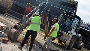 Lapseki'de doğalgaz çalışması…