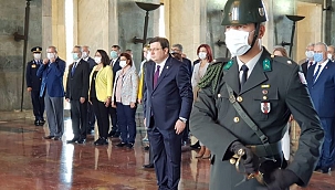Muharrem Erkek Anıtkabir'de