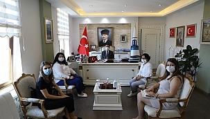Saadet Öğretmen Çocuk İstismarı İle Mücadele Derneği'nden Aktaş'a ziyaret