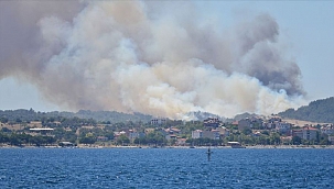 Son dakika.. Çanakkale Eceabat'da yangın !3