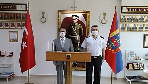Vali Aktaş'tan Jandarma Komutanlığına ziyaret