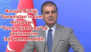 AK Parti Sözcüsü Çelik'ten, Yunanistan'a 'AB'ye çağrı' tepkisi !