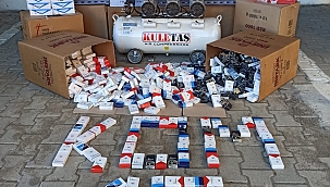 Biga'da kaçak sigara operasyonu