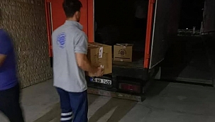 Biga’dan Giresun’a yardım