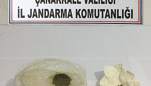 Lapseki'de uyuşturucu operasyonu