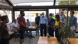Vali Aktaş, Koronavirüs denetiminde