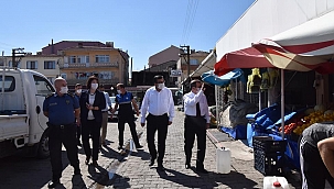 Çan'da koronavirüs denetimleri gerçekleşti
