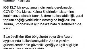 İphone'lara korona odaklı güncelleme geldi!