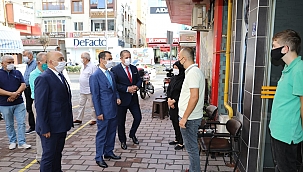 Vali Aktaş, Ahilik Haftası'nda esnafları ziyaret etti